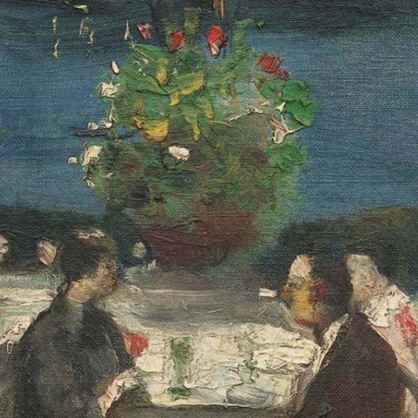 Evening Dinner Abstract Painting Will Artist - Subjektiv.art