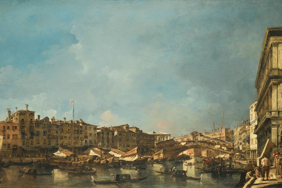 Venice Artificial Painting Ivanka Nechyporuk - Subjektiv.art