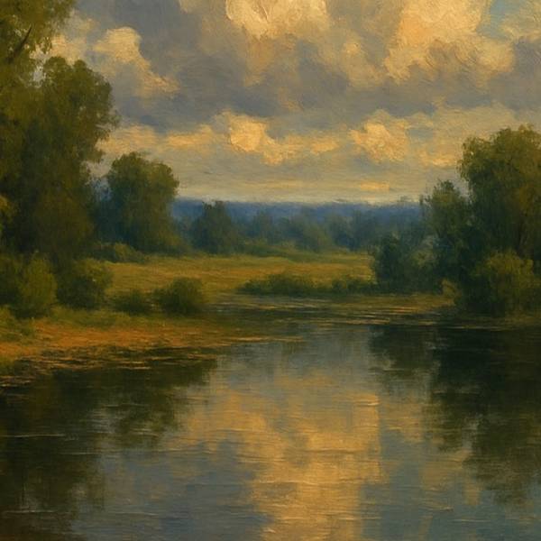 Beneath a Fading Sky Abstract Painting Will Artist - Subjektiv.art