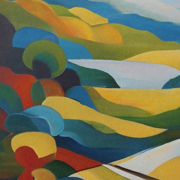 Fragments of a Forgotten Song Abstract Painting Will Artist - Subjektiv.art