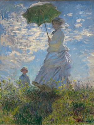 Woman with a Parasol - Subjektiv.art