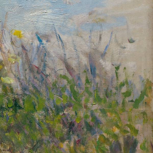 Woman with a Parasol Expressive and gestural Painting Claude Monet - Subjektiv.art