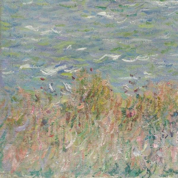 Cliff Walk at Pourville Expressive and gestural Painting Claude Monet - Subjektiv.art
