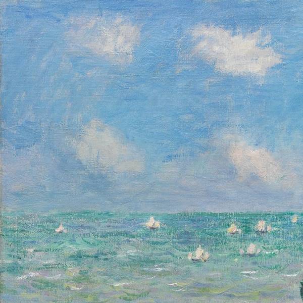 Cliff Walk at Pourville Expressive and gestural Painting Claude Monet - Subjektiv.art