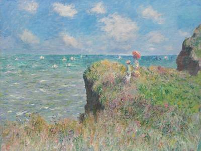Cliff Walk at Pourville - Subjektiv.art