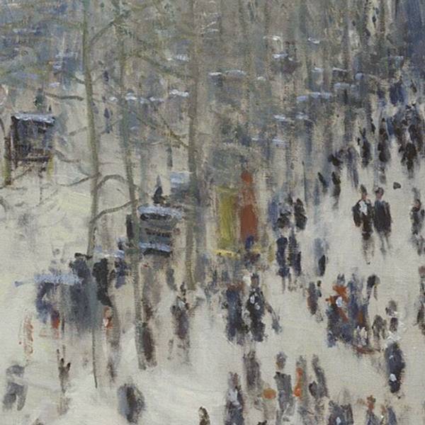 Boulevard des Capucines Expressive and gestural Painting Claude Monet - Subjektiv.art