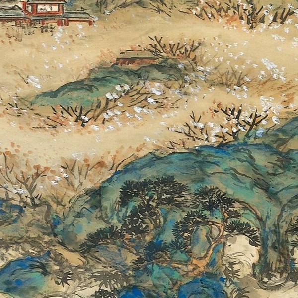 Mt.Penglai (Mountain of Immortals) Fine art Painting Tomioka Tessai - Subjektiv.art