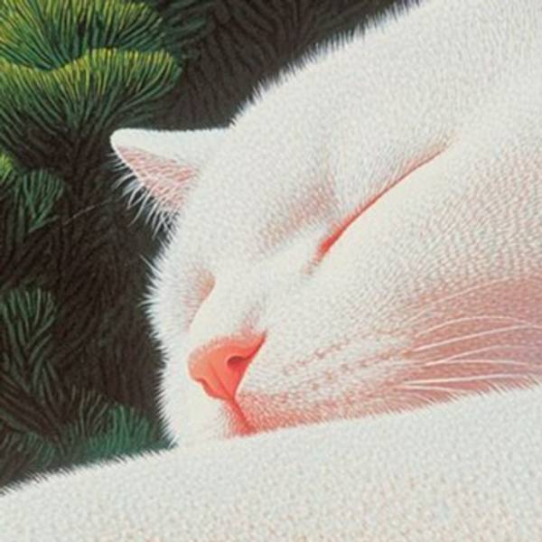 Purr Sleep Artificial Prints Will Artist - Subjektiv.art