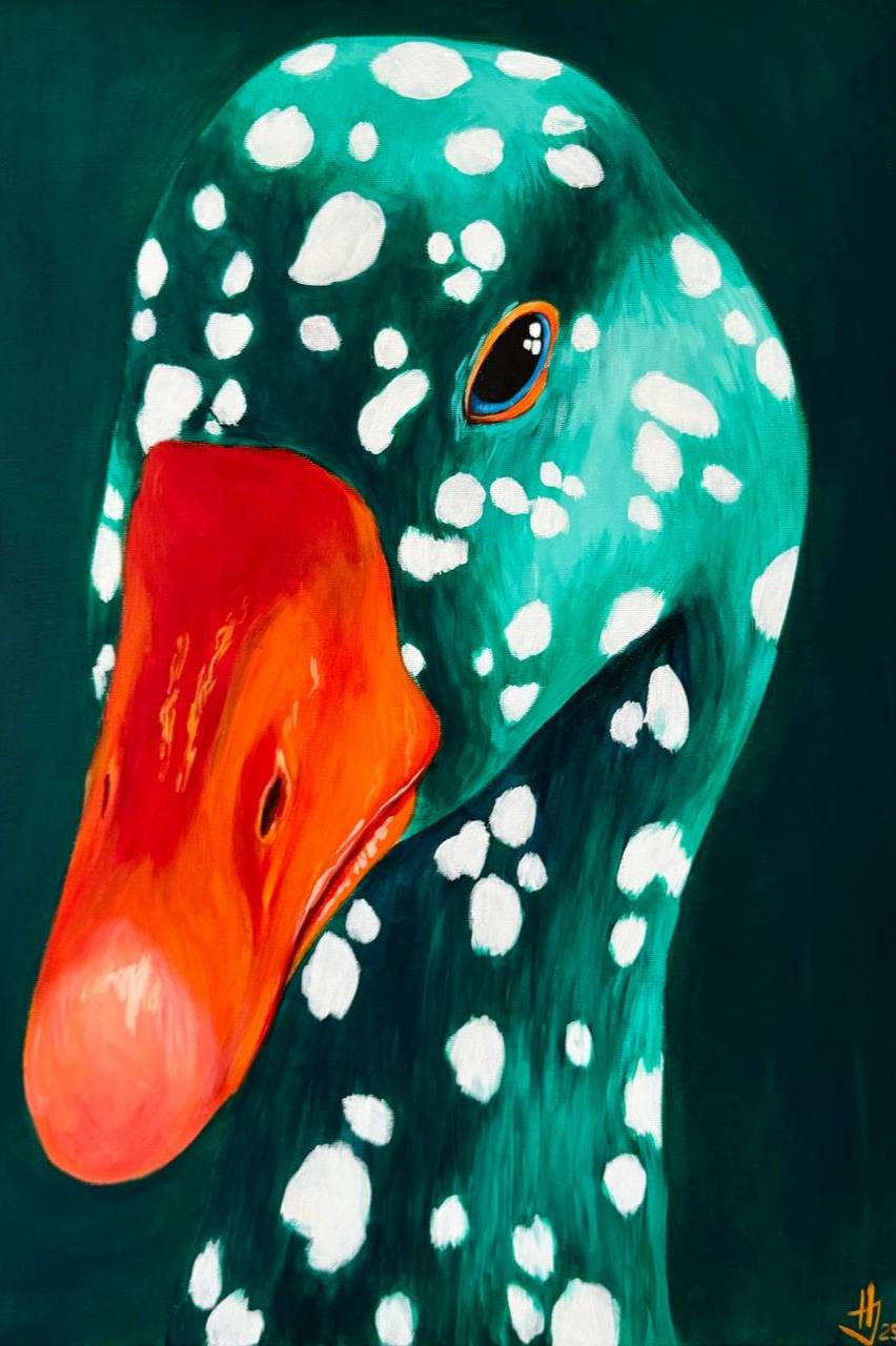 Emerald Fine art Painting Ivanka Nechyporuk - Subjektiv.art