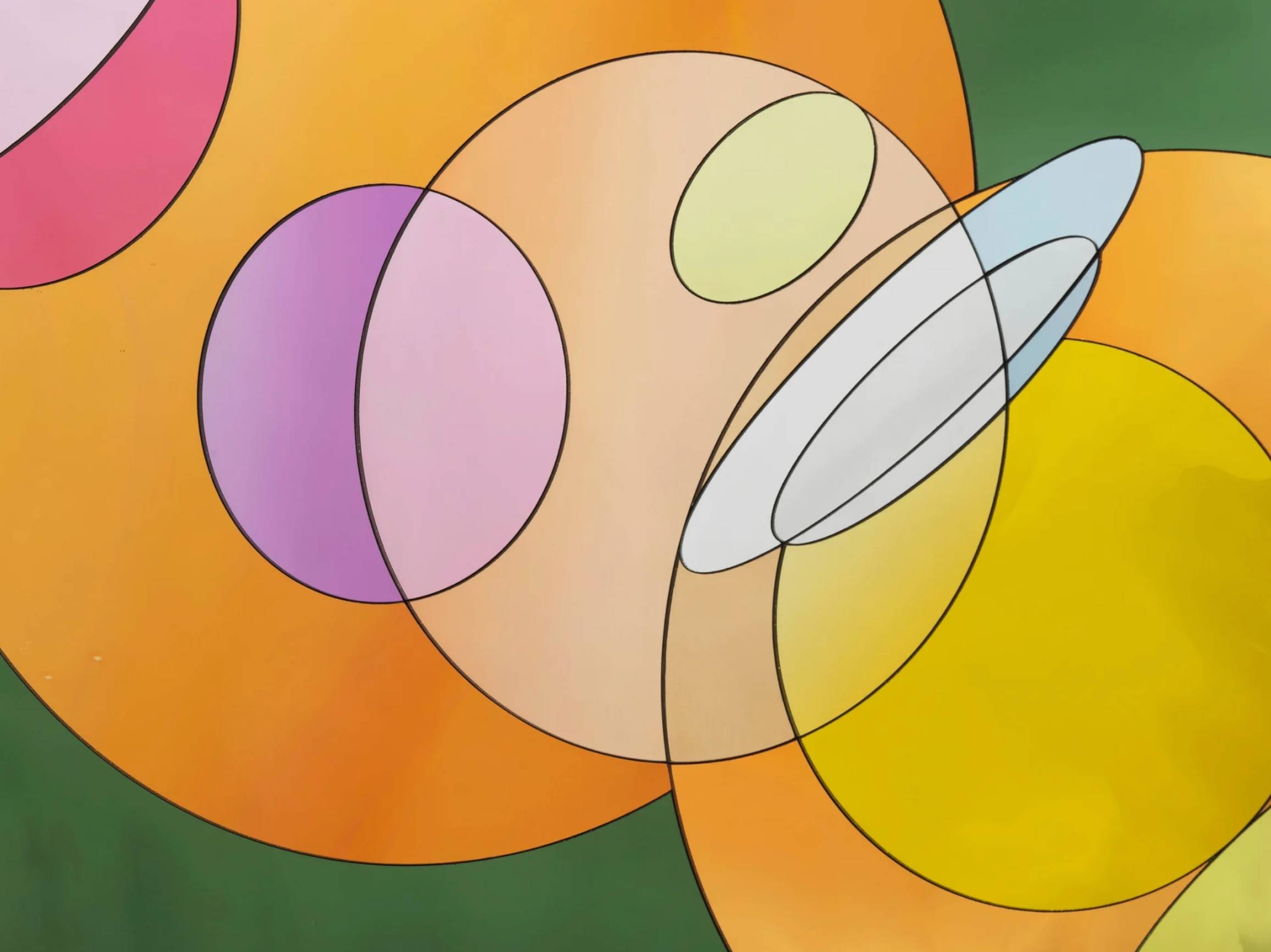 Forest sunset flare Abstract Sculpture Olafur Eliasson - Subjektiv.art